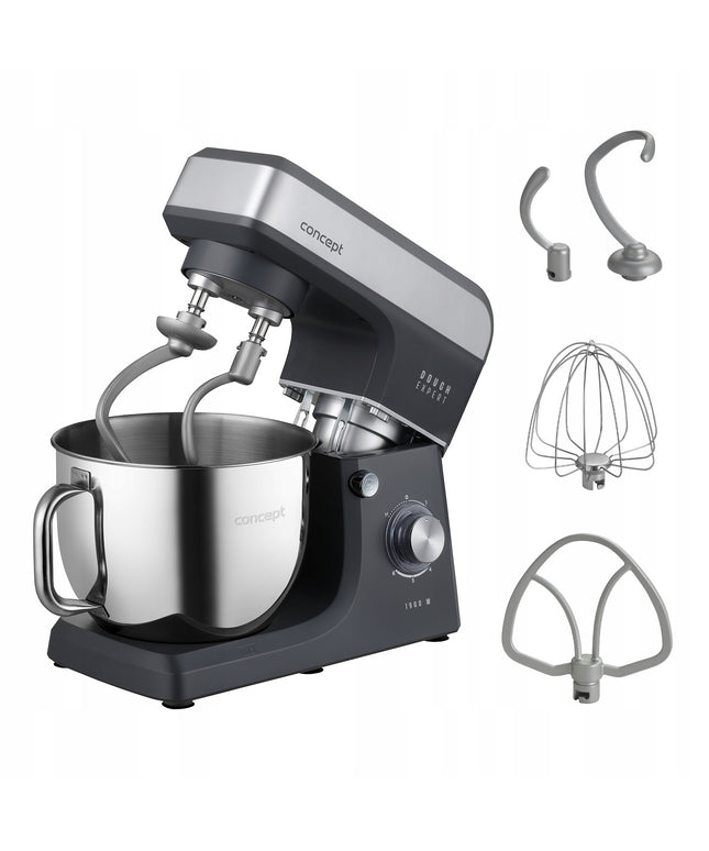 Daugiafunkcis planetinis virtuvinis kombainas Concept Dough Expert 1900 W