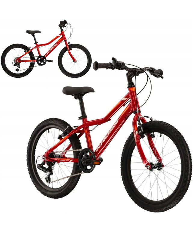 Vaikiškas dviratis Kross Hexagon Mini 1.0 20 colių ratai Shimano