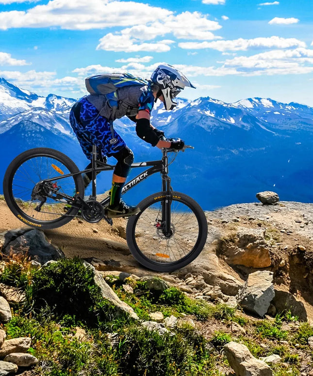MalTrack Sport 26 colių kalnų dviratis MTB, 21 pavara, plieninis rėmas 15"