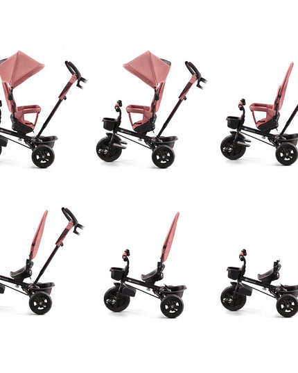 Vaikiškas 6in1 triratukas-vežimėlis AVEO Kinderkraft rožinis