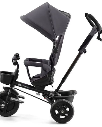 Vaikyškas triratis vežimėlis 6in1 AVEO Kinderkraft pilkas