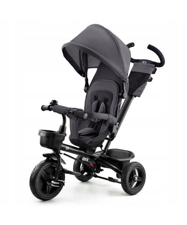 Vaikyškas triratis vežimėlis 6in1 AVEO Kinderkraft pilkas