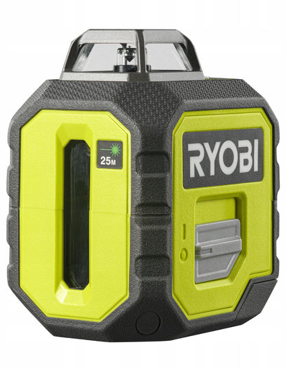 Ryobi žalias 360° kryžminis lazerinis nivelyras RB360GLL