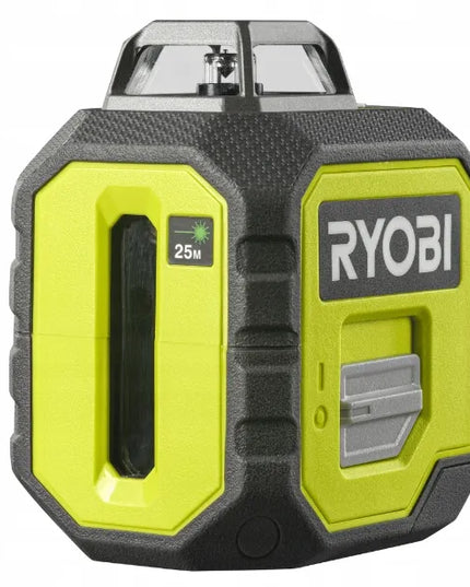 Ryobi žalias 360° kryžminis lazerinis nivelyras RB360GLL