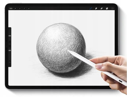 Aktyvus tikslus baltas rašiklis Apple iPad planšetiniams kompiuteriams, USB-C laidas
