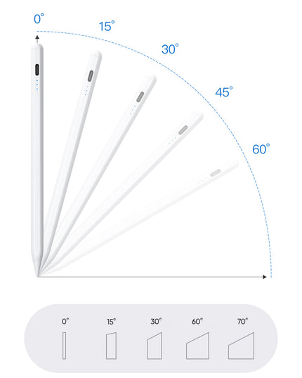 Aktyvus tikslus baltas rašiklis Apple iPad planšetiniams kompiuteriams, USB-C laidas