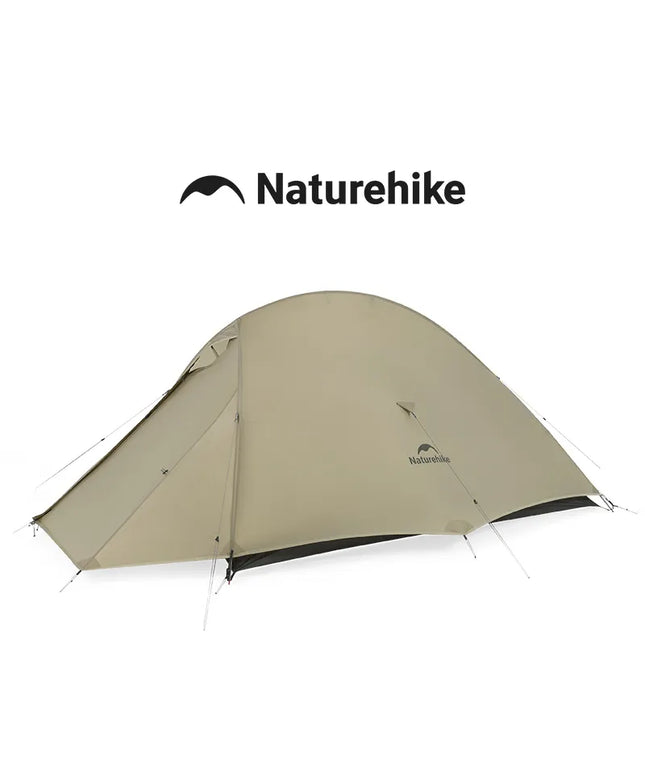 Naturehike Cloud Up palapinė žygiams ir stovyklavimui – itin lengva, vandeniui atspari dvivietė kelioninė palapinė