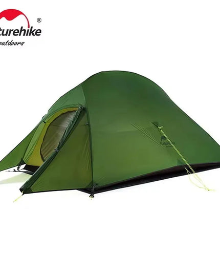 Naturehike Cloud Up 2 asmenų palapinė, itin lengva 20D kempingo palapinė, vandeniui atspari žygiams, kelionėms, žygiams su kuprine, važiavimui dviračiu ir žvejybai