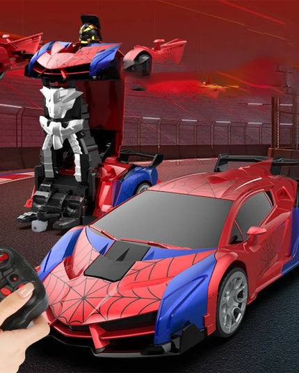 Nuotoliniu būdu valdomas „Spider“ automobilis-robotas 2 viename, šviesa ir garsas