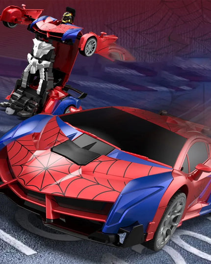 Nuotoliniu būdu valdomas „Spider“ automobilis-robotas 2 viename, šviesa ir garsas