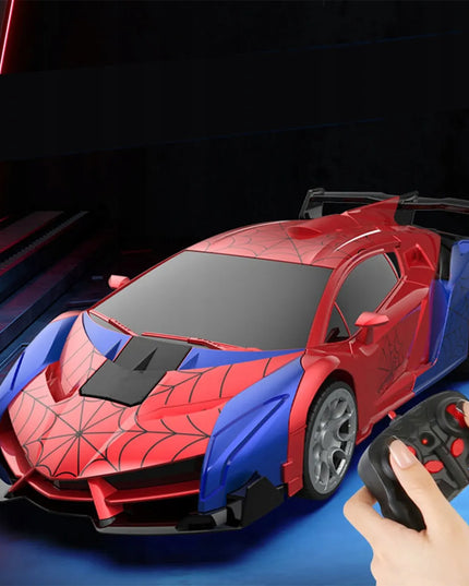 Nuotoliniu būdu valdomas „Spider“ automobilis-robotas 2 viename, šviesa ir garsas