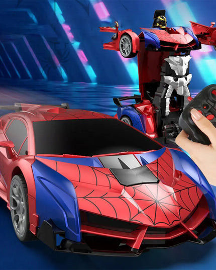 Nuotoliniu būdu valdomas „Spider“ automobilis-robotas 2 viename, šviesa ir garsas