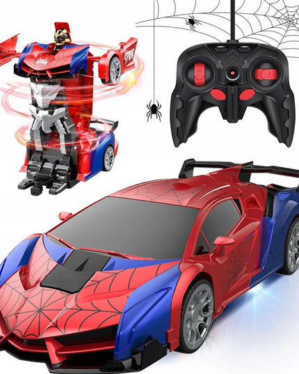 Nuotoliniu būdu valdomas „Spider“ automobilis-robotas 2 viename, šviesa ir garsas