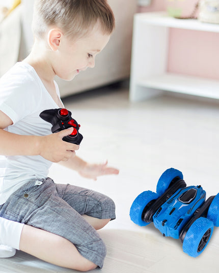 Twister 360 nuotoliniu būdu valdomas automobilis akrobatas kaskadininkas su LED ir RC pultu