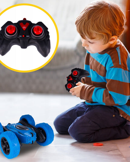 Twister 360 nuotoliniu būdu valdomas automobilis akrobatas kaskadininkas su LED ir RC pultu
