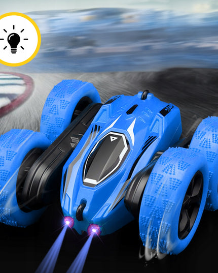 Twister 360 nuotoliniu būdu valdomas automobilis akrobatas kaskadininkas su LED ir RC pultu