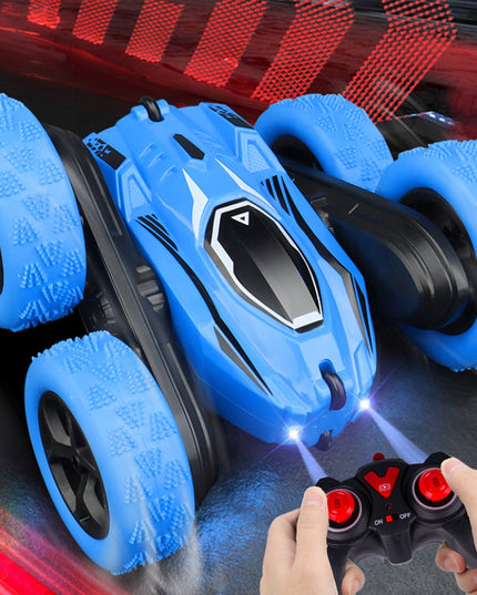 Twister 360 nuotoliniu būdu valdomas automobilis akrobatas kaskadininkas su LED ir RC pultu
