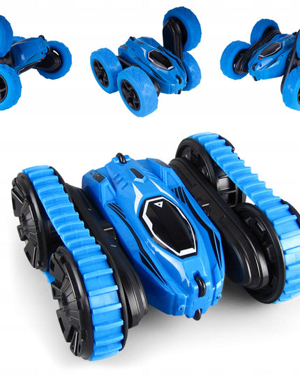 Twister 360 nuotoliniu būdu valdomas automobilis akrobatas kaskadininkas su LED ir RC pultu