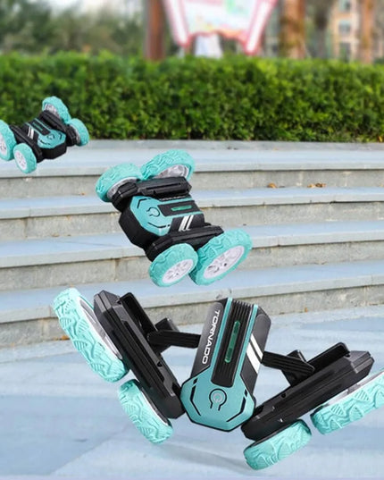 HollaKids Twister RC automobilis, valdomas pulteliu ir rankos gestais, USB įkrovimas, 360° triukai