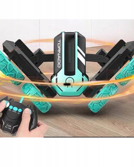 HollaKids Twister RC automobilis, valdomas pulteliu ir rankos gestais, USB įkrovimas, 360° triukai