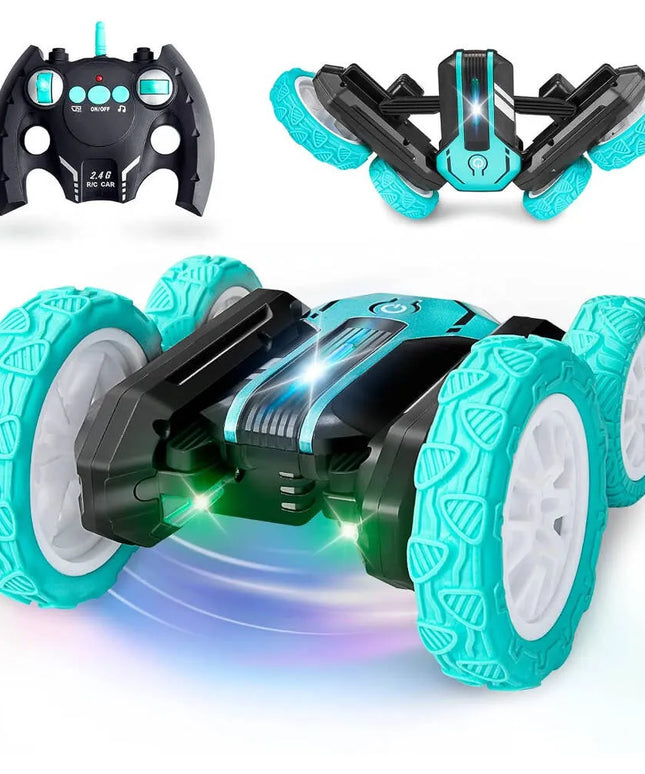 HollaKids Twister RC automobilis, valdomas pulteliu ir rankos gestais, USB įkrovimas, 360° triukai