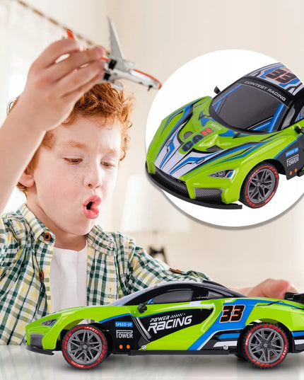MalPlay nuotoliniu būdu valdomas RC automobilis 1:12 su LED apšvietimu