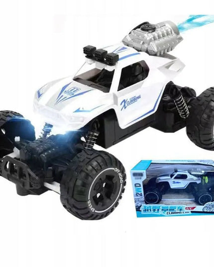HollaKids „Spray Climber“ nuotoliniu būdu valdomas visureigis su dūmų efektu, šviesomis ir pultu