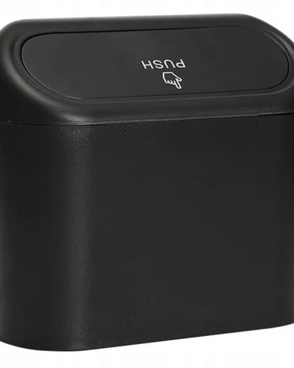 Mažas automobilinis šiukšlių kibiras ant sėdynės šono