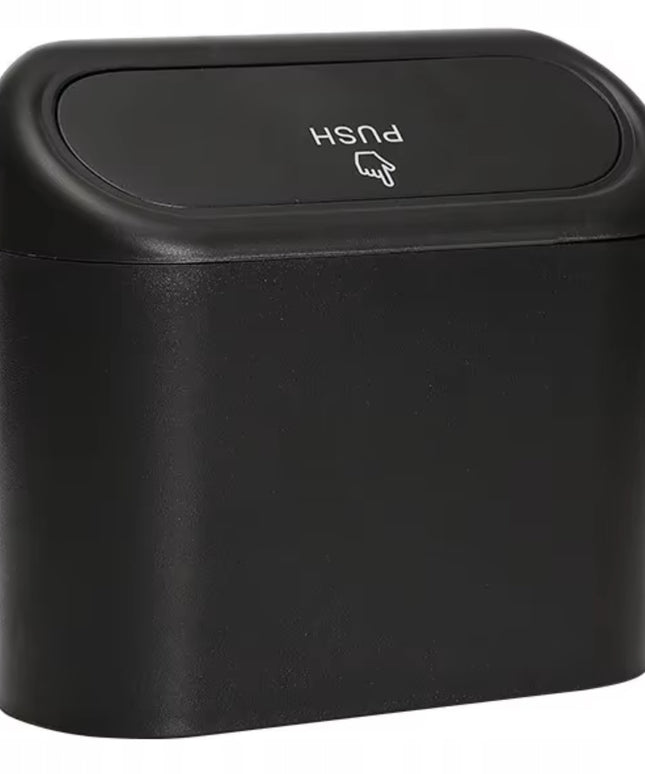 Mažas automobilinis šiukšlių kibiras ant sėdynės šono