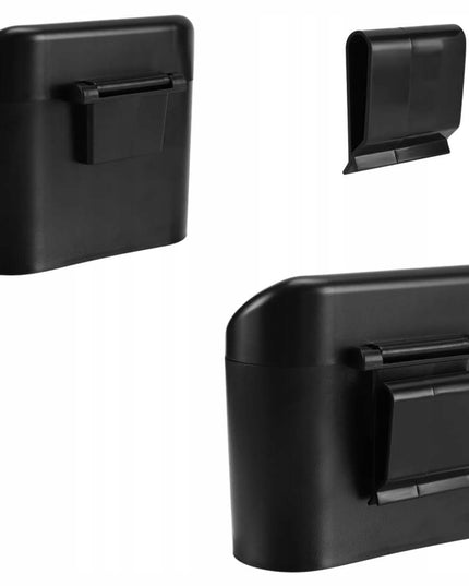 Mažas automobilinis šiukšlių kibiras ant sėdynės šono