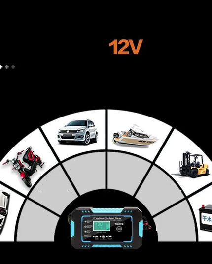 Elektromet RJ automatinis automobilio akumuliatorių įkroviklis 12 V, 6 A su atkūrimo funkcija