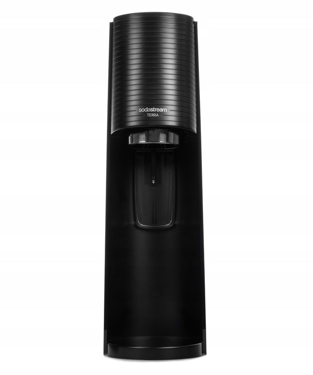 SodaStream Terra juodas gazavimo aparatas + 2 buteliai