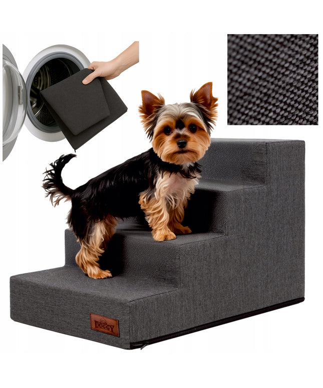 Suniukų ir kačių laipteliai / rampa neslystanti, 4 pakopos 40 cm