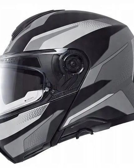 SCHUBERTH CONCEPT TRACER ANTHRACITE atverčiamas modulinis motociklininko šalmas