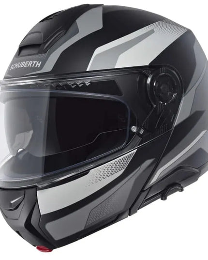 SCHUBERTH CONCEPT TRACER ANTHRACITE atverčiamas modulinis motociklininko šalmas