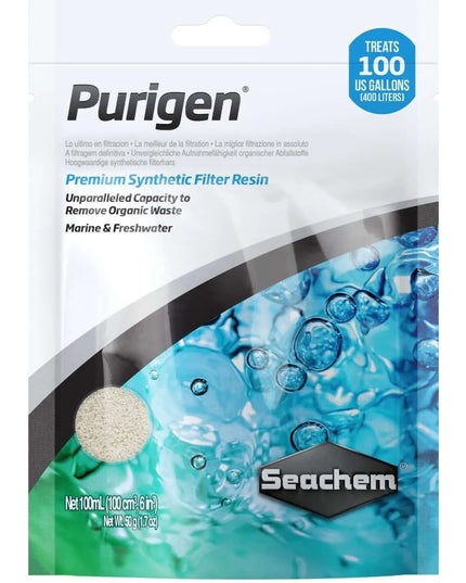 Seachem Purigen 100ml NO2 NO3 NH3 originalus su maišeliu