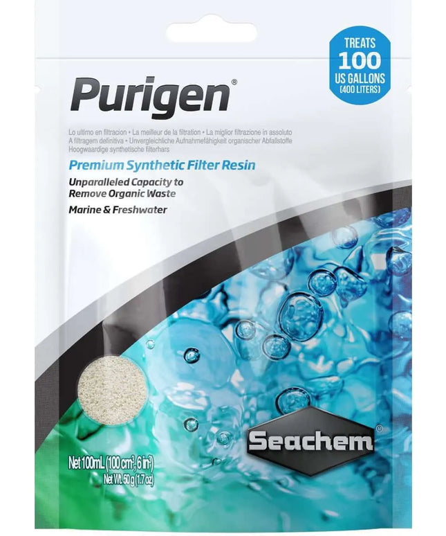 Seachem Purigen 100ml NO2 NO3 NH3 originalus su maišeliu