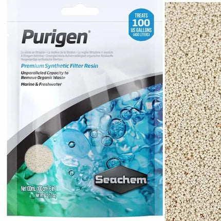 Seachem Purigen 100ml NO2 NO3 NH3 originalus su maišeliu