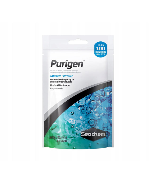 Seachem Purigen 100ml NO2 NO3 NH3 originalus su maišeliu