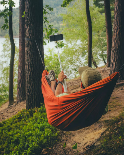 Ilgas asmenukių lazda stovas telefonui su "Bluetooth" funkcija, trikojis laikiklis