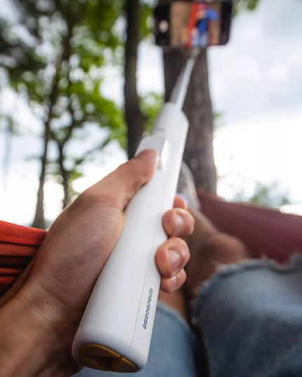 Ilgas asmenukių lazda stovas telefonui su "Bluetooth" funkcija, trikojis laikiklis