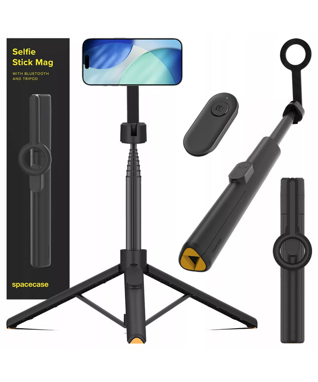 Asmenukių lazda stovas „Tripod“ telefonui su „Bluetooth“ ir „MagSafe“ laikikliu