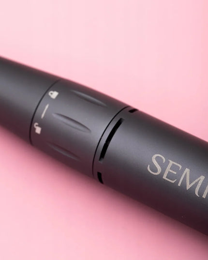 Semilac Mini Pen juodas 12 W nagų frezeris manikiūrui ir pedikiūrui