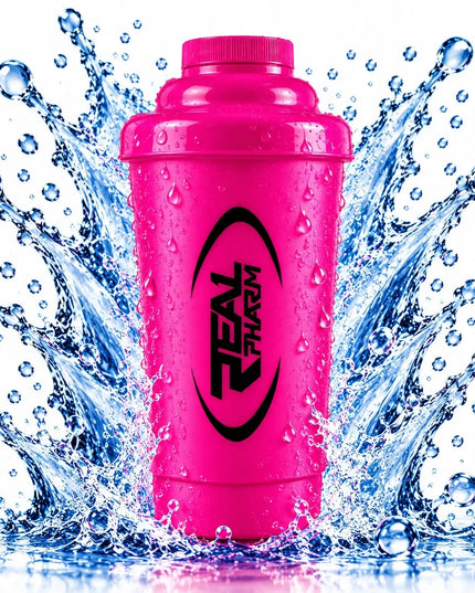 Real Pharm rožinis shakeris, 600 ml