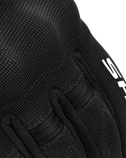 SHIMA SONIC BLACK WHITE vyriškos trumpos motociklininko pirštinės
