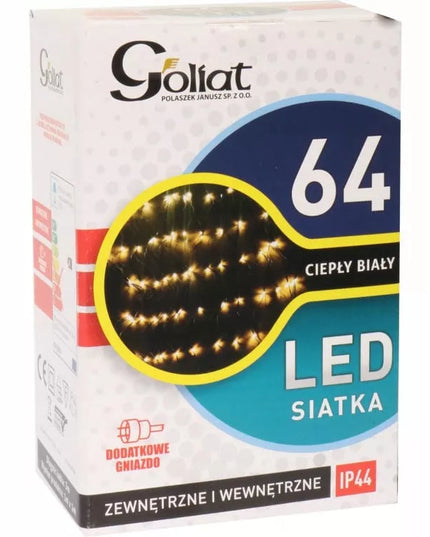 LED šviesos tinklas 1x1m lauko kalėdinis apšvietimas Goliat