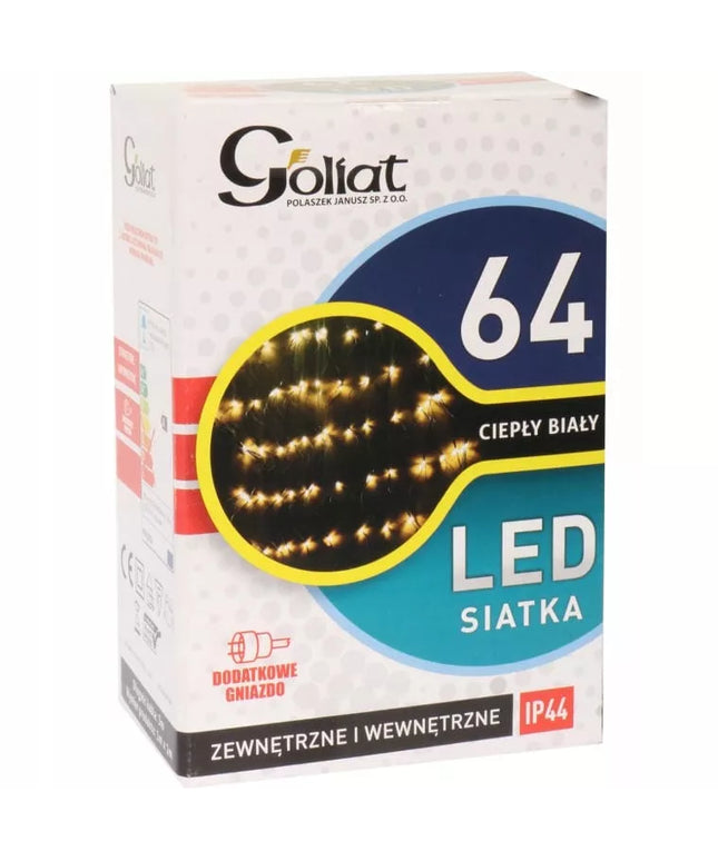 LED šviesos tinklas 1x1m lauko kalėdinis apšvietimas Goliat