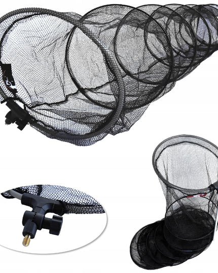 Žvejybinis tinklas ant kotelio 35 cm x 250 cm