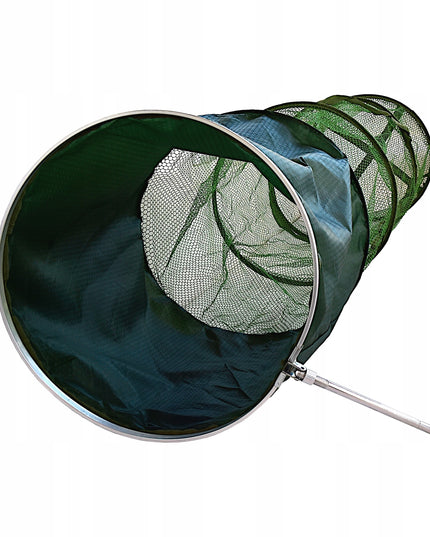 Žvejybinis tinklas su kotu, 40cm x 2m, guminis