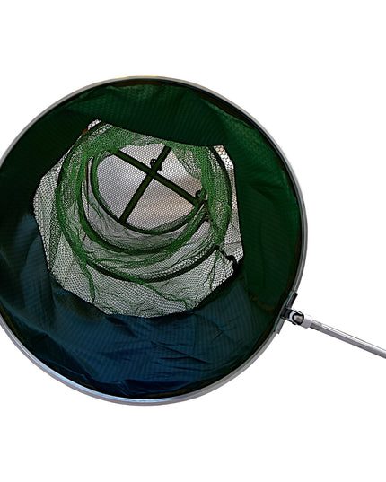 Žvejybinis tinklas su kotu, 40cm x 2m, guminis